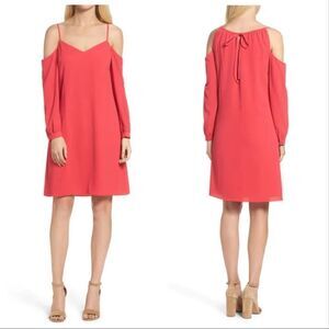 JULIA JORDAN Cold Shoulder Shift Dress
